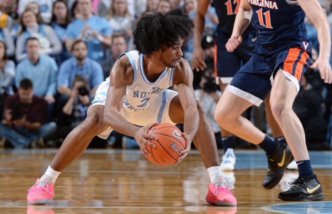 UNC's Coby White led the Tar Heels with 17 points. (UNC Sports Information photo.)