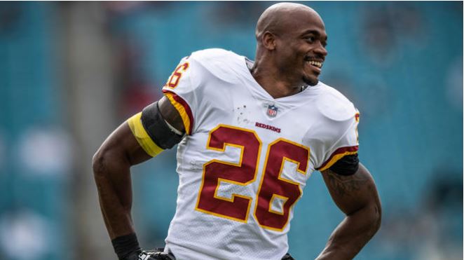 Adrian Peterson, photo by USA Sports.