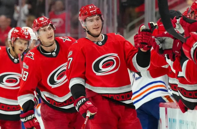Canes’ Svechnikov Activated Off IR, to Make Season Debut Against San Jose James Guillory-USA TODAY Sports