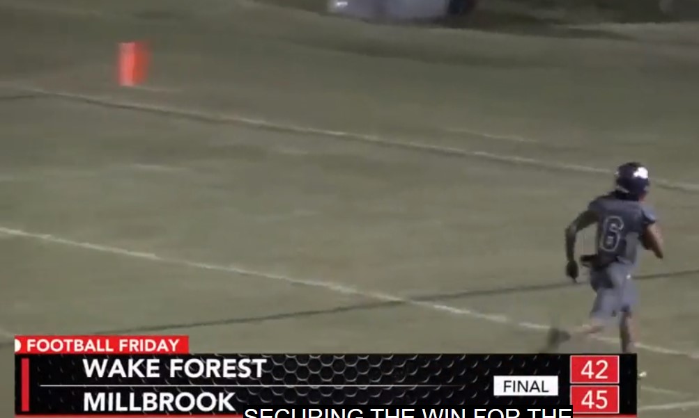 Millbrook holds off Wake Forest in a 45-42 shootout victory