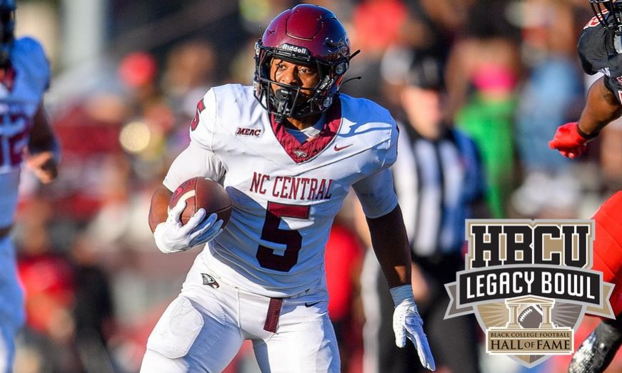 NCCU RB Collier Receives Invitation to HBCU Legacy Bowl Latrell Collier.