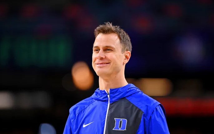 Duke Basketball Staff Could Land Highest-Rated Class in History Duke basketball head coach Jon Scheyer (Bob Donnan-USA TODAY Sports)