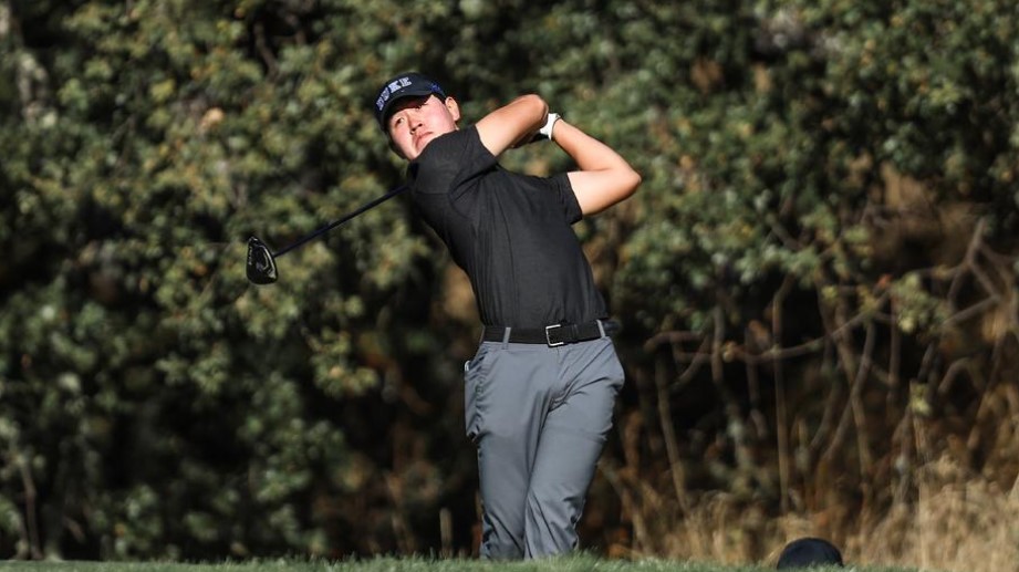 Duke golfer Kim Named AJGA First Team All-America Duke men's golf freshman Bryan Kim.