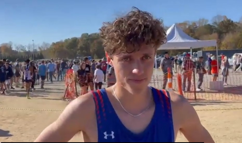 Athens Drive’s Noah Valyo sets record at 4A cross country championship Athens Drive senior Noah Valyo.