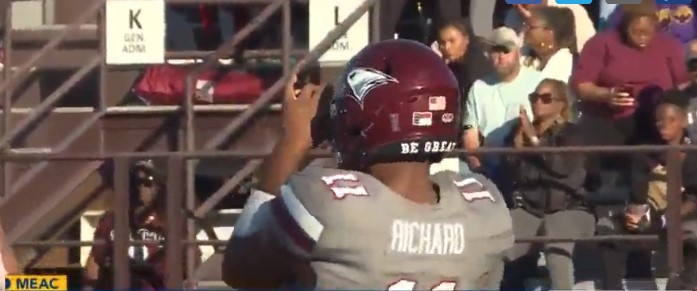 Richard leads North Carolina Central with 4 TDs in 38-24 win over Norfolk State NCCU's Richard.