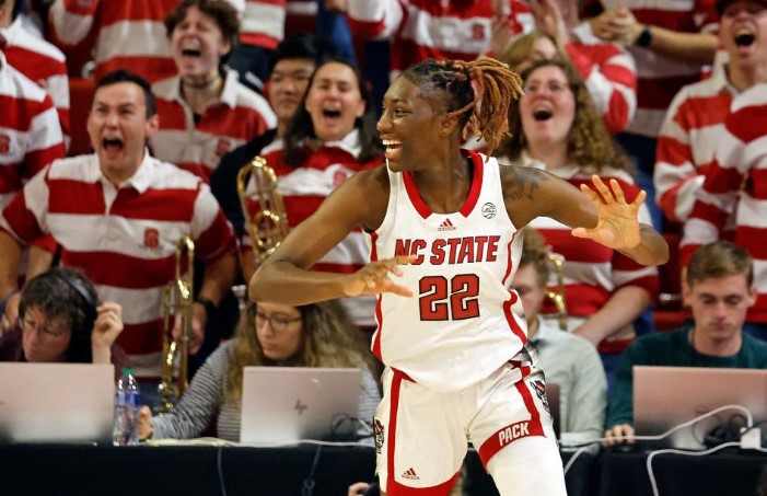 Saniya Rivers goes for a career-best 33 points as NC State stuns No. 2 UConn 92-81