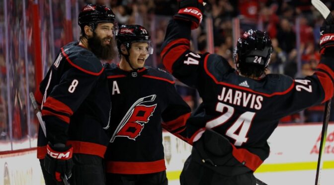 Jarvis scores twice in third period as Hurricanes beat Penguins 4-2