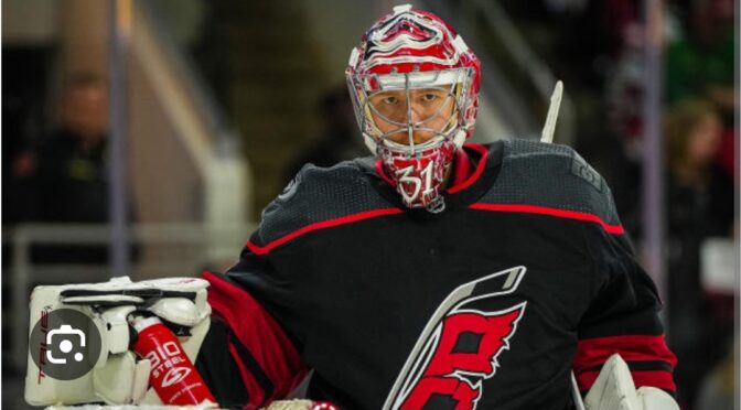 Canes goalie out indefinitely due to blood clotting issue