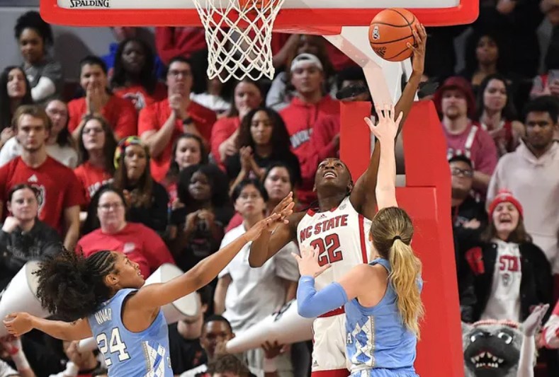 No. 5 NC State women’s basketball battles past No. 24 UNC in rowdy rivalry game