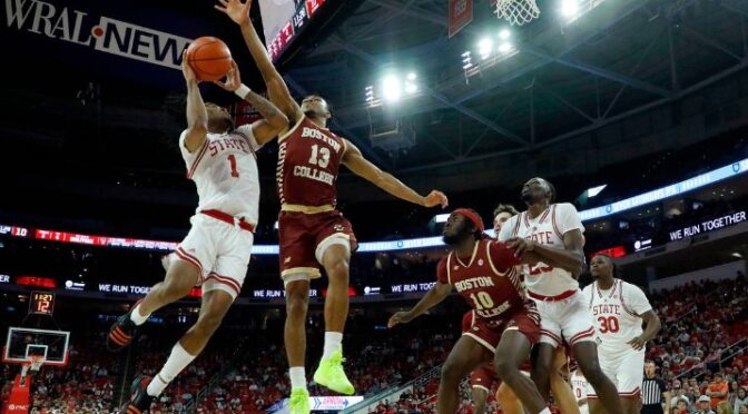 NC State aggressive in putting away Boston College early