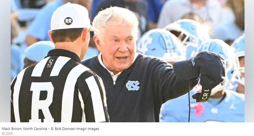 Mack Brown, North Carolina - © Bob Donnan-Imagn Images © On3