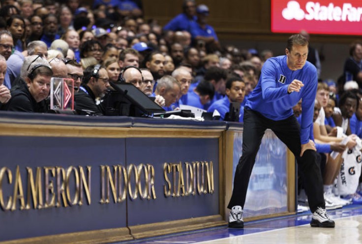 Jon Scheyer has continued the tradition of attracting talent to Duke. His challenge now is to get the Blue Devils back to the Final Four. (AP Photo/Ben McKeown)