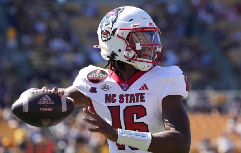 CJ Bailey, NC State hope to pick on Stanford's pass defense © Darren Yamashita-Imagn Images