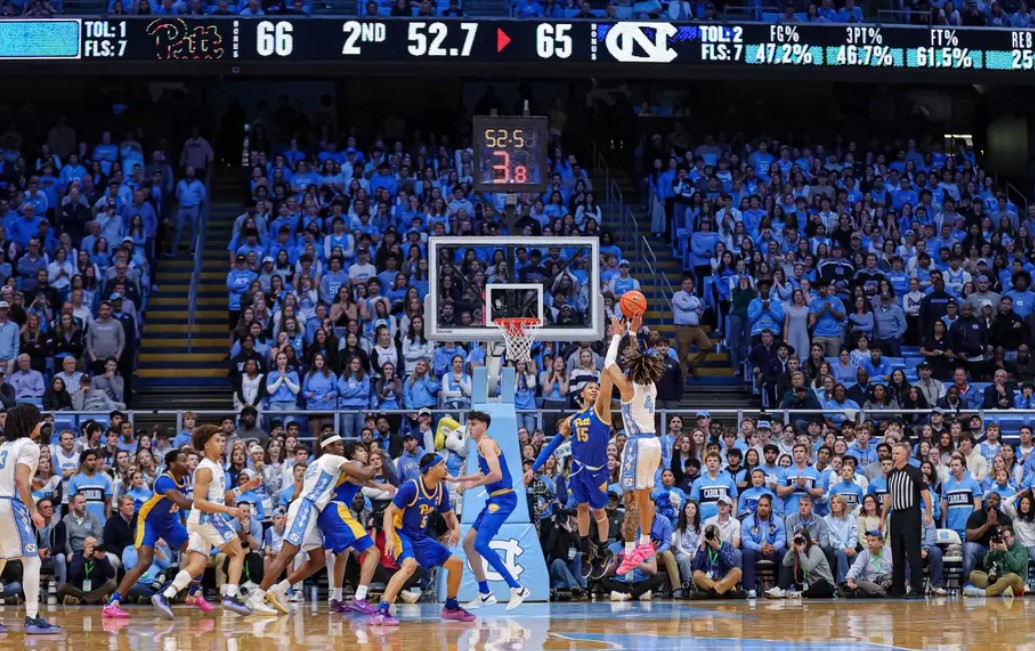 Tar Heels win a close one late over Pitt