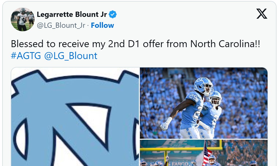 Belichick, North Carolina Offer Son Of Former Two-Time Super Bowl Champion