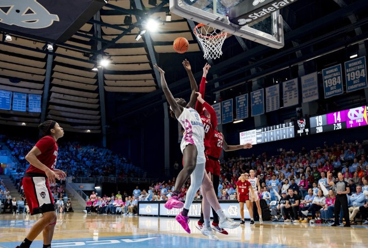 UNC women’s basketball upsets N.C. State, 66-65, with clutch free throws