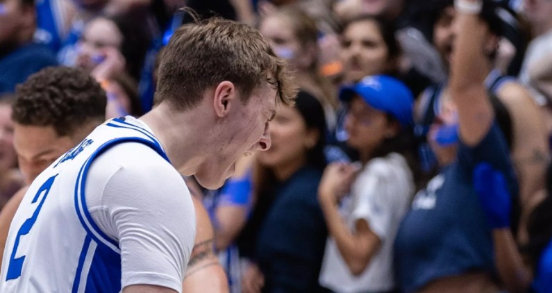 Duke freshman Cooper Flagg stars once more in his possible farewell at Cameron Indoor Stadium