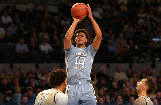 Carolina blitzes Jackets in 2nd half UNC's Cam Johnson led the Heels with 22 points. (UNC Sports Information photo.)