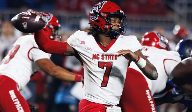 NC State handed the reins of its offense back to quarterback MJ Morris two games ago, but the Wolfpack is still in search of a consistent attack. (Ben McKeown / AP Photo)
