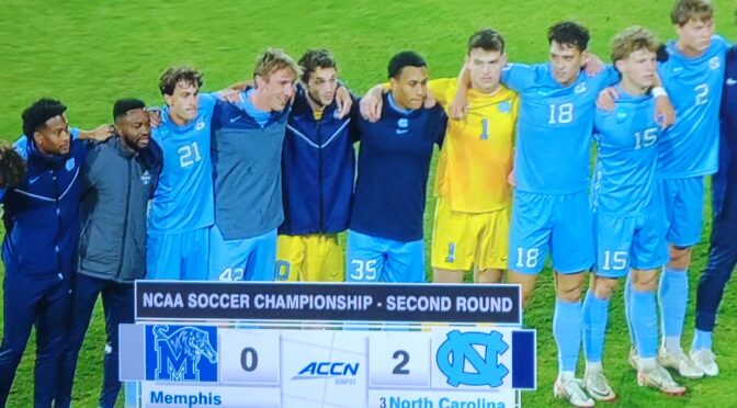 UNC men’s soccer, behind Slovakian, shuts out Memphis to advance in playoffs