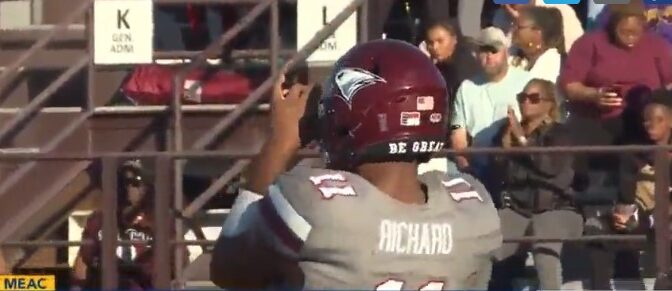 Richard leads North Carolina Central with 4 TDs in 38-24 win over Norfolk State