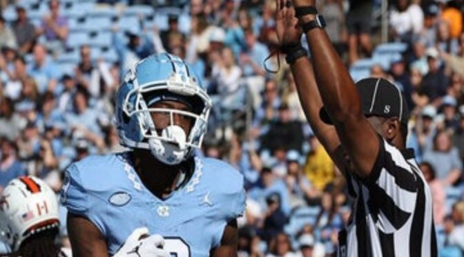 UNC’s Walker Scores Two TDs Vs. Campbell One Week After Scary Hit