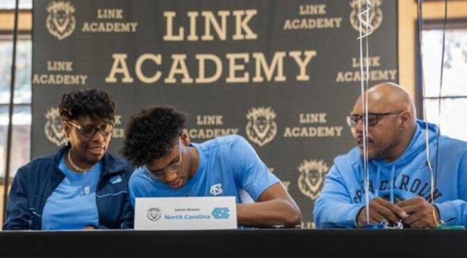 James Brown Grateful to Sign with UNC basketball