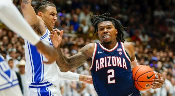 Caleb Love, No. 12 Arizona stop No. 2 Duke in Durham