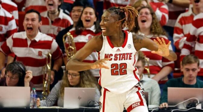 Saniya Rivers goes for a career-best 33 points as NC State stuns No. 2 UConn 92-81