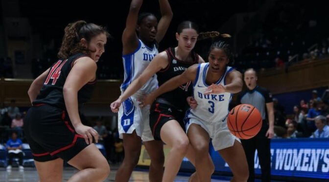 Sharp-shooting Davidson gives Duke women first home loss