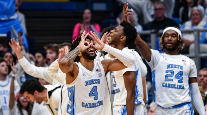 Tar Heels top No. 10 Tennessee 100-92