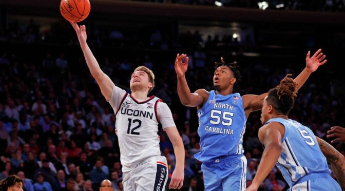 Poor shooting Tar Heels can’t stop No. 5 Huskies