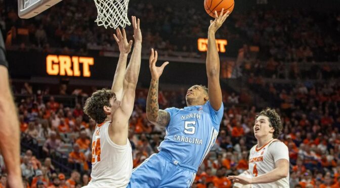 UNC gets another gritty win on the road in Clemson
