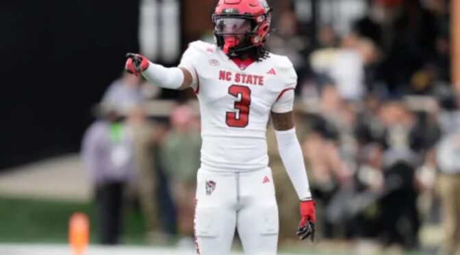 NC State loses star cornerback Aydan White to transfer portal