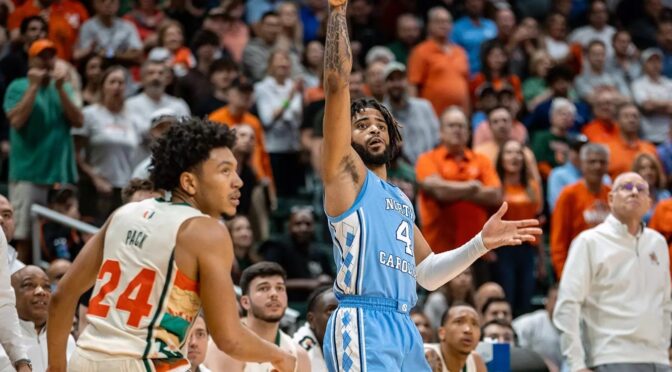 Heels take command, then hold on at Miami