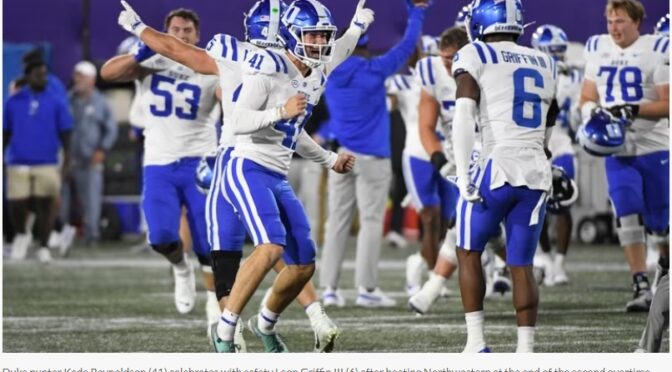Duke hits road to Middle Tennessee looking for 4-0 start before start of ACC slate