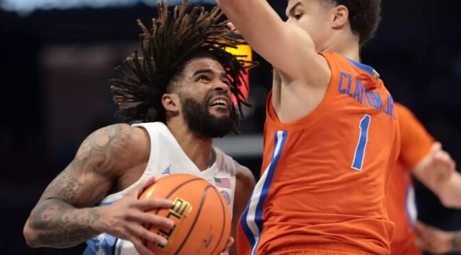 Heels rally from down 17 but fail late against unbeaten Gators