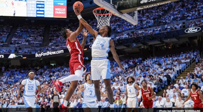 No. 10 Alabama controls Tar Heels who fall to 4-4