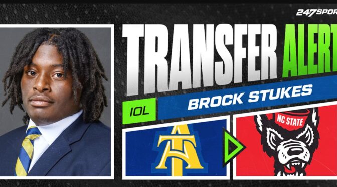 NC State lands North Carolina A&T transfer OL Brock Stukes