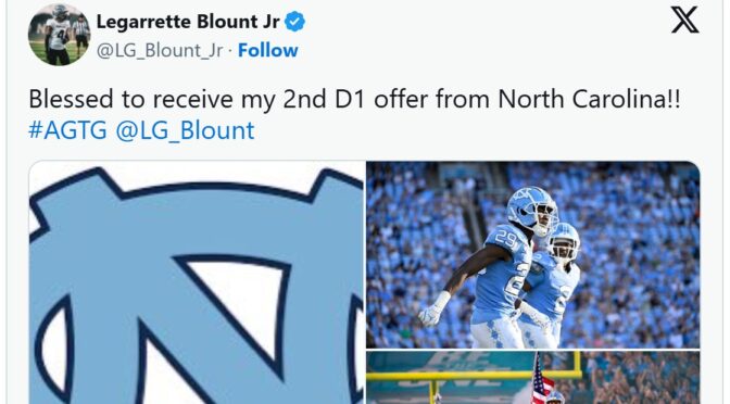 Belichick, North Carolina Offer Son Of Former Two-Time Super Bowl Champion