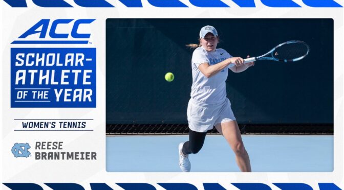 UNC’s Brantmeier Named Women’s Tennis Scholar-Athlete of the Year