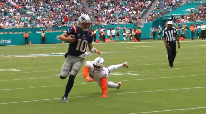 Former Tar Heel Drake Maye comes to life in win over Dolphins