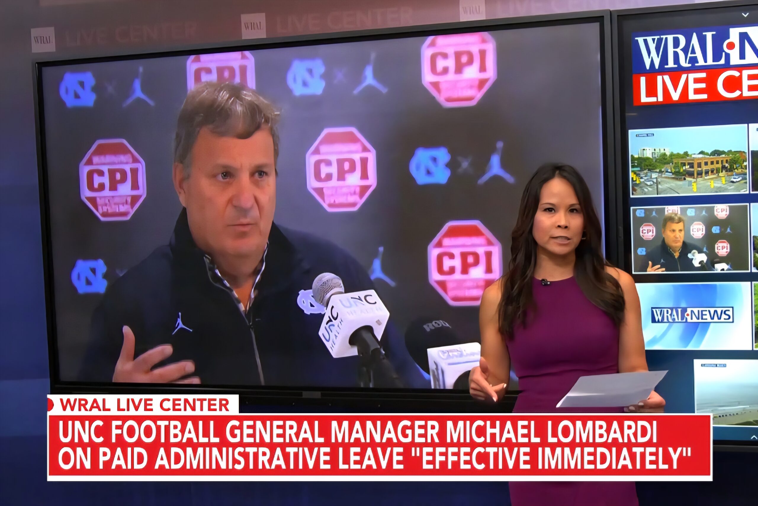UNC football GM Michael Lombardi placed on paid administrative leave
