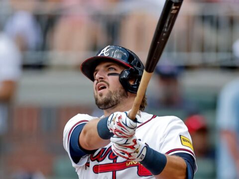 Baldwin has career-high 5 hits, including 2 homers, Riley adds 2 homers as Braves top Rangers 8-5 Baldwin has career-high 5 hits, including 2 homers, Riley adds 2 homers as Braves top Rangers 8-5