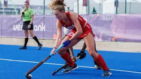 Beach, Wozniak Competing for USA Field Hockey at 4 Nations Tournament Beach, Wozniak Competing for USA Field Hockey at 4 Nations Tournament