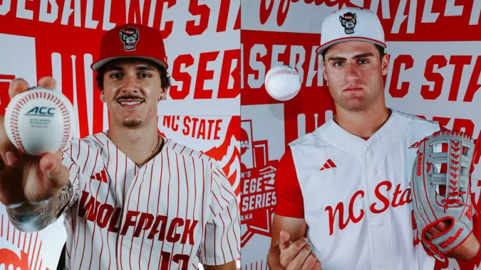 Chicoli and Monsour Sign with Wolfpack Baseball