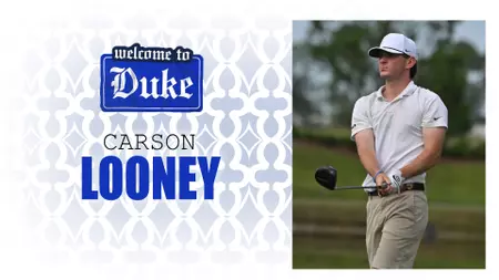 Duke Men's Golf Adds Atlantic 10 Rookie of the Year Carson Looney