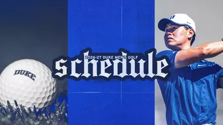Duke Reveals 2026-27 Men's Golf Schedule
