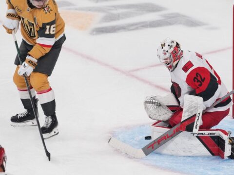 Hurricanes goalie Brandon Bussi ties the knot