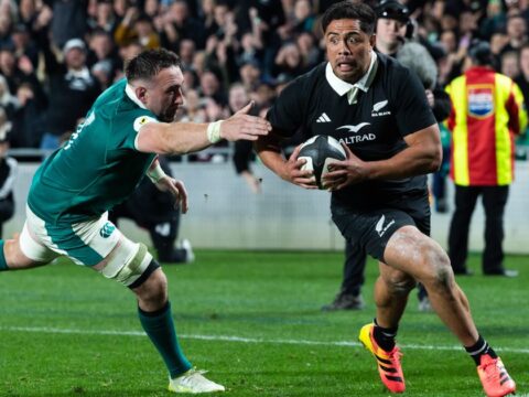 New Zealand beats Ireland 40-21 to stay unbeaten in the Nations Championship New Zealand beats Ireland 40-21 to stay unbeaten in the Nations Championship